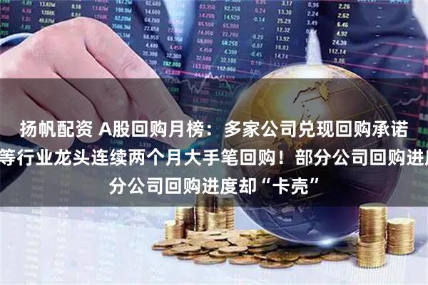 扬帆配资 A股回购月榜:多家公司兑现回购承诺,贵州茅台等行业龙头连续两个月大手笔回购!部分公司回购进度却“卡壳”