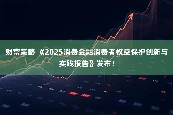 财富策略 《2025消费金融消费者权益保护创新与实践报告》发布!